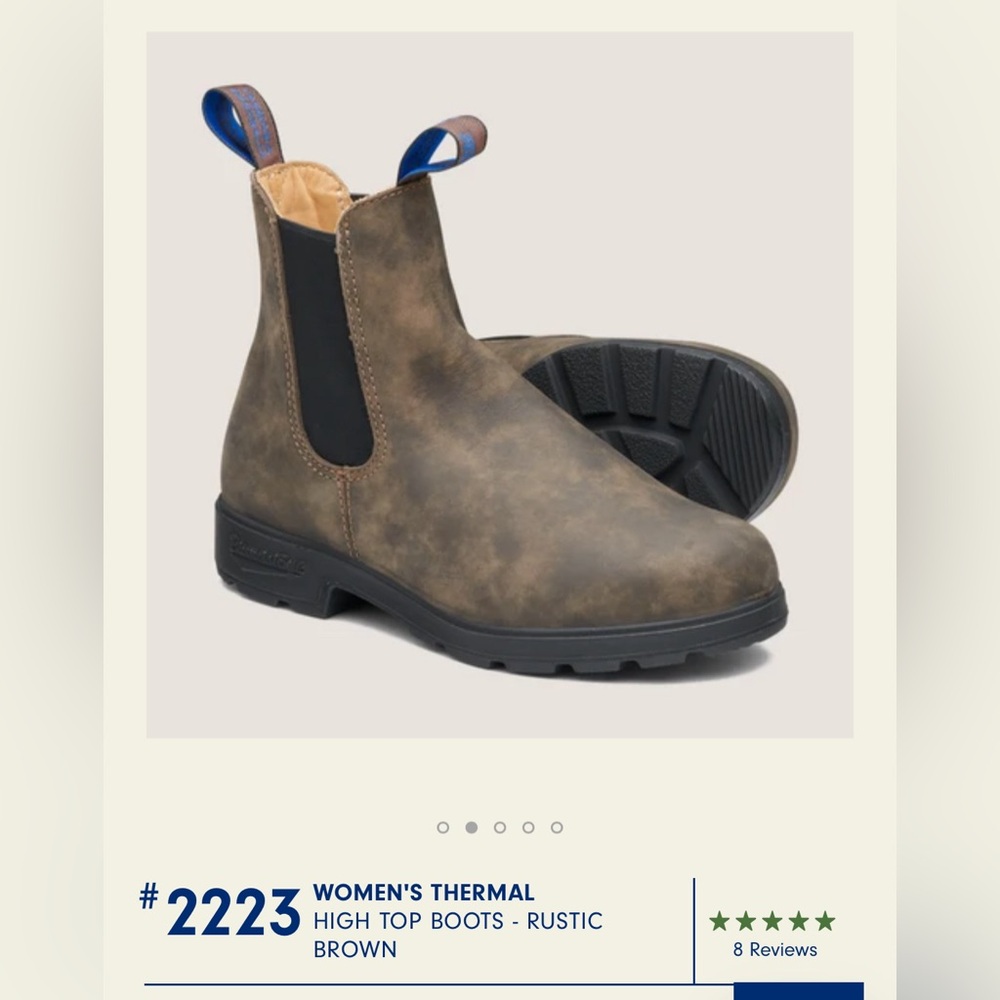 Women’s Blundstone Thermal High Top Boot - Rustic Brown